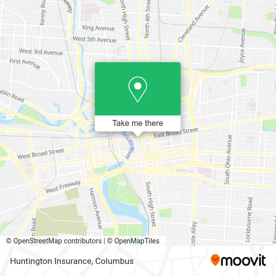Huntington Insurance map