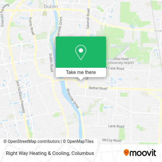 Right Way Heating & Cooling map