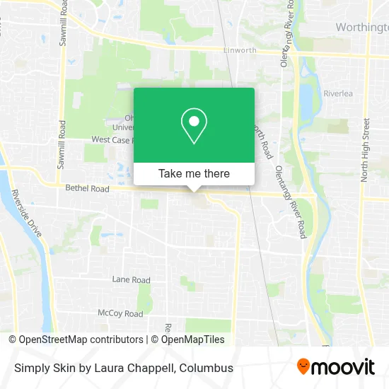 Simply Skin by Laura Chappell map