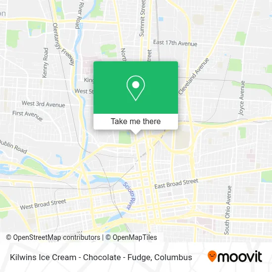 Kilwins Ice Cream - Chocolate - Fudge map