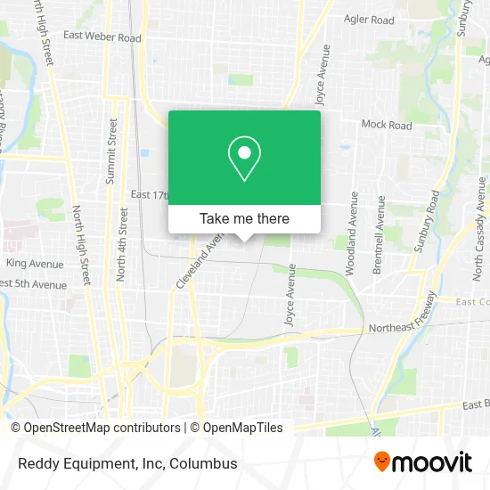 Reddy Equipment, Inc map
