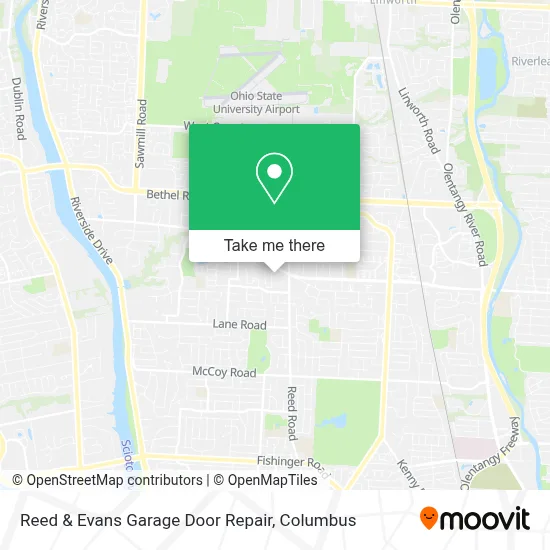 Reed & Evans Garage Door Repair map