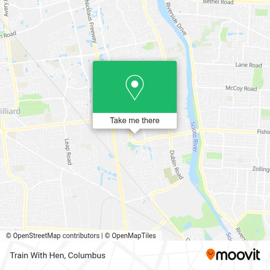 Train With Hen map