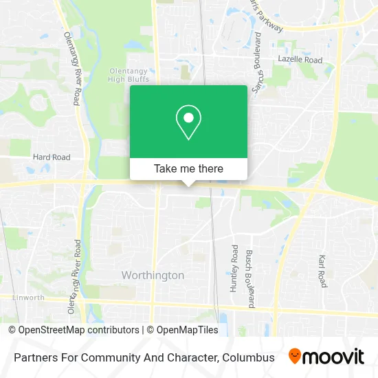 Partners For Community And Character map