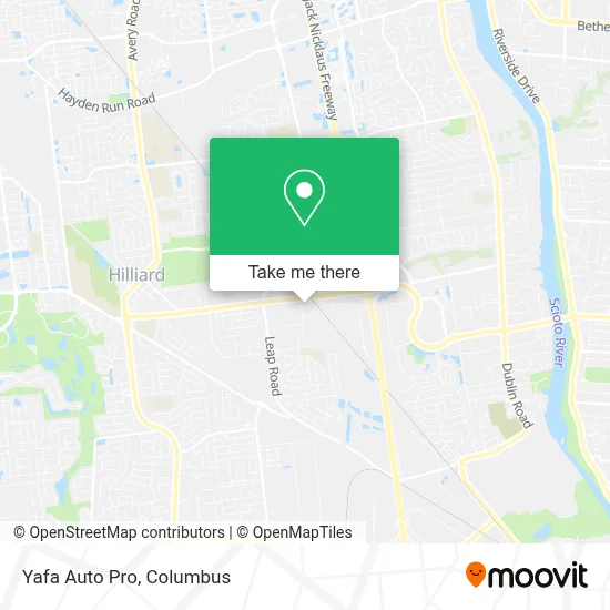 Yafa Auto Pro map