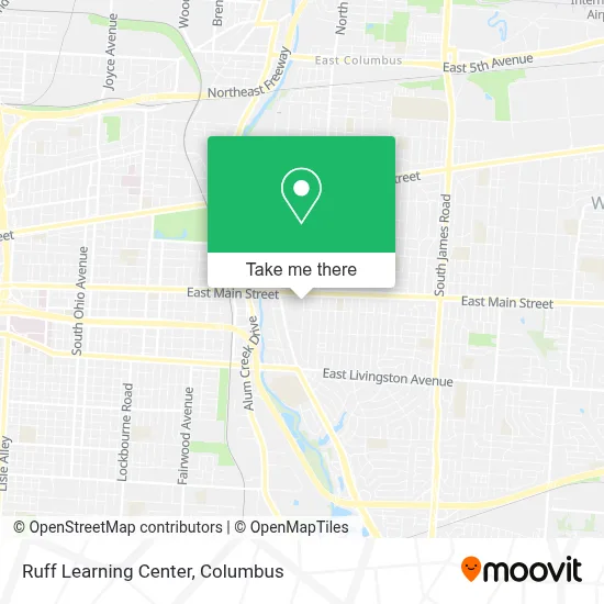Ruff Learning Center map