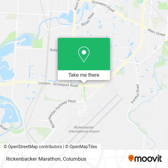 Rickenbacker Marathon map