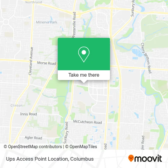 Ups Access Point Location map