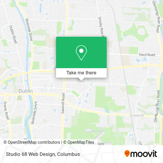 Studio 68 Web Design map