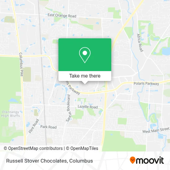 Russell Stover Chocolates map
