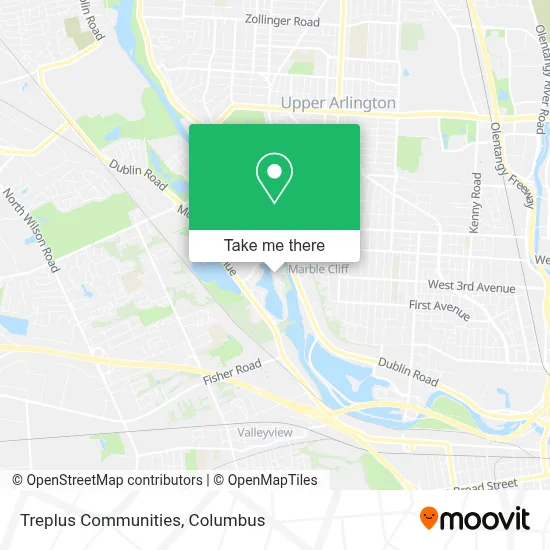 Treplus Communities map