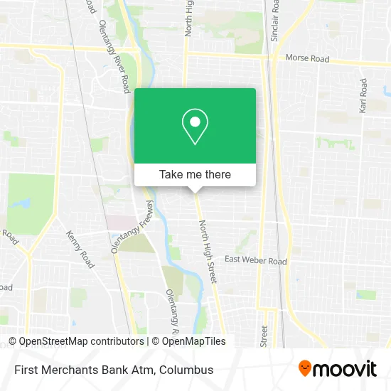 First Merchants Bank Atm map