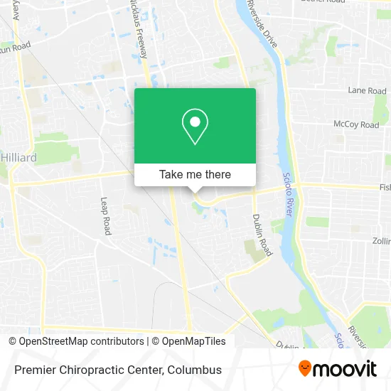 Premier Chiropractic Center map