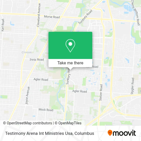 Testimony Arena Int  Ministries Usa map