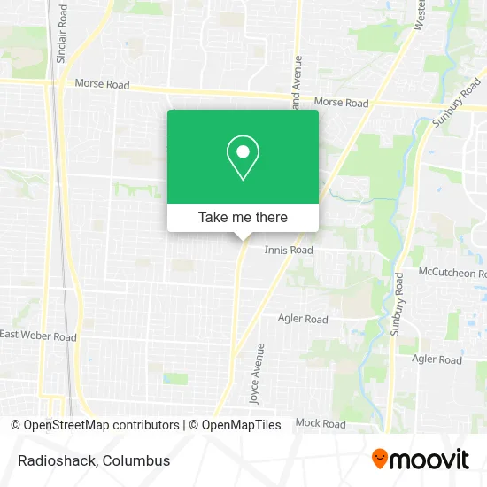 Radioshack map