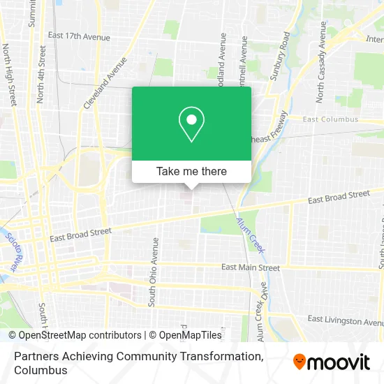 Partners Achieving Community Transformation map