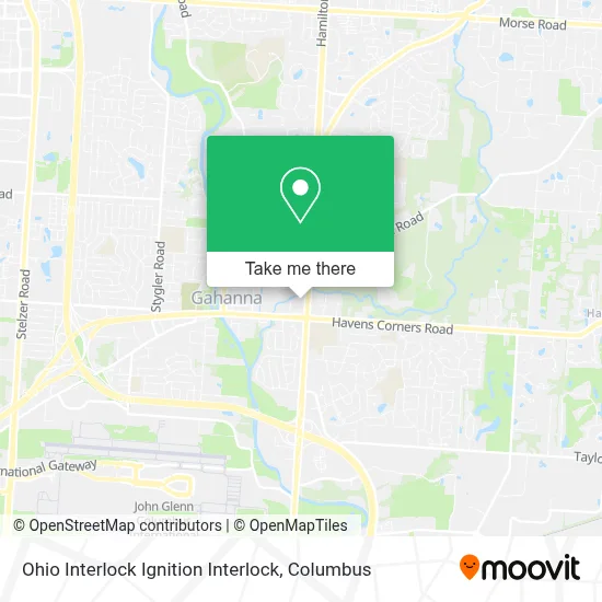 Ohio Interlock Ignition Interlock map