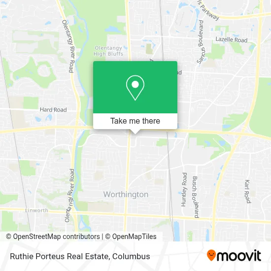 Ruthie Porteus Real Estate map