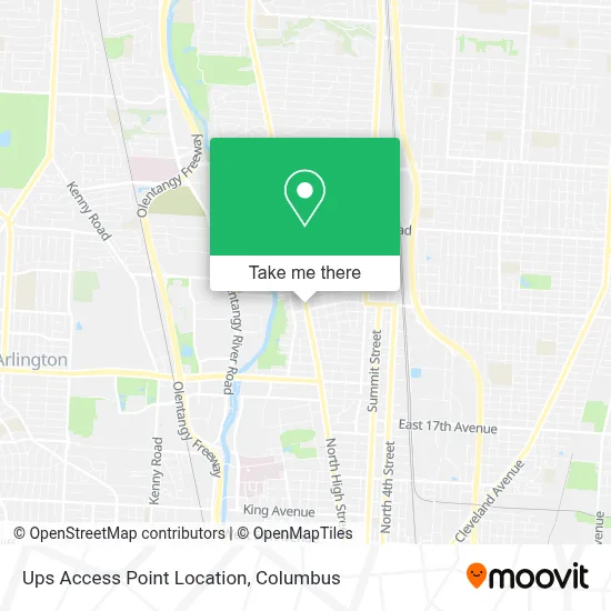 Ups Access Point Location map