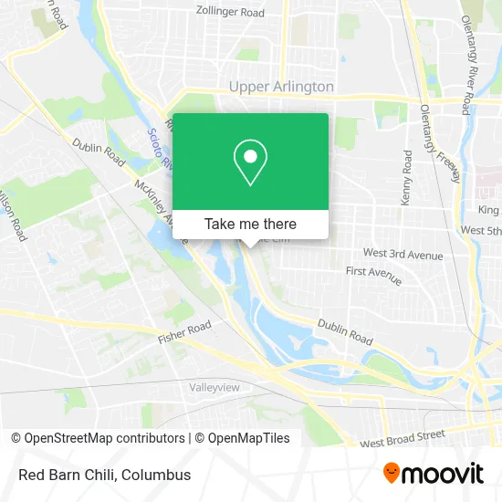 Red Barn Chili map