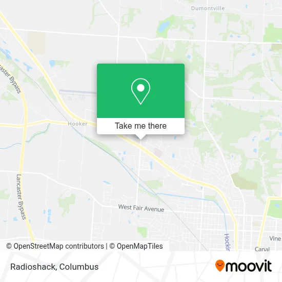 Radioshack map