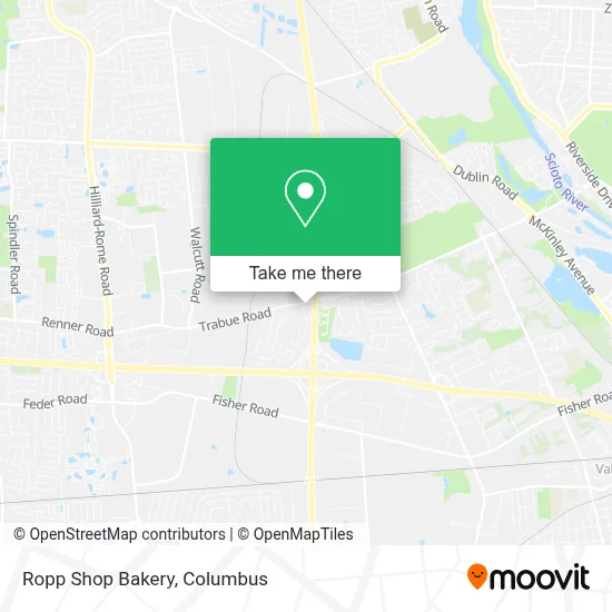 Ropp Shop Bakery map