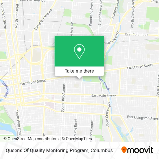 Queens Of Quality Mentoring Program map