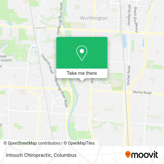 Intouch Chiropractic map