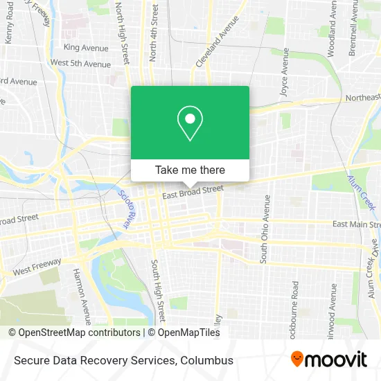 Secure Data Recovery Services map