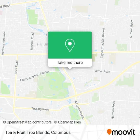 Tea & Fruit Tree Blends map