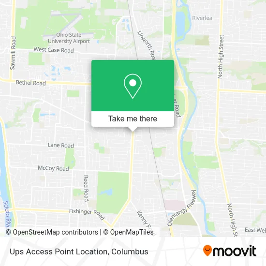 Ups Access Point Location map