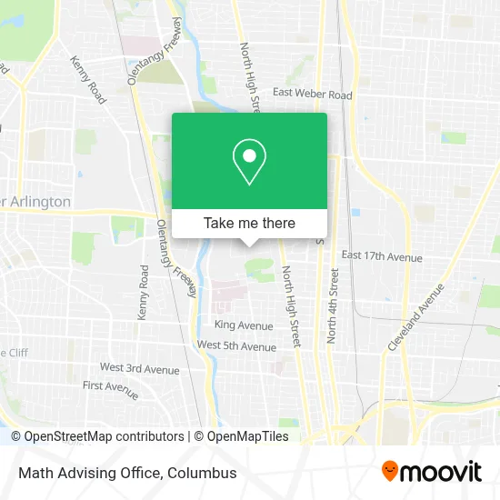 Math Advising Office map