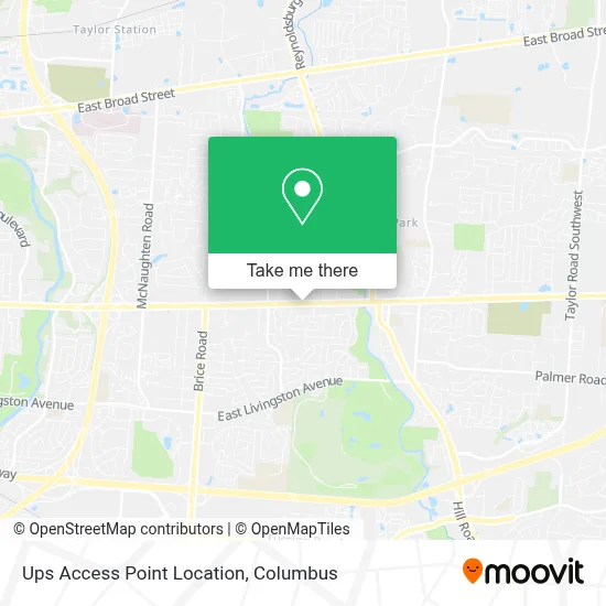 Ups Access Point Location map