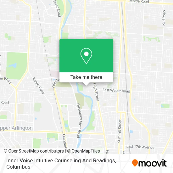 Inner Voice Intuitive Counseling And Readings map