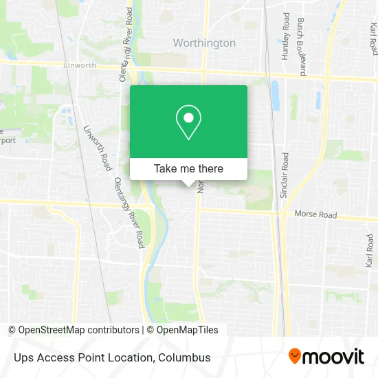 Ups Access Point Location map