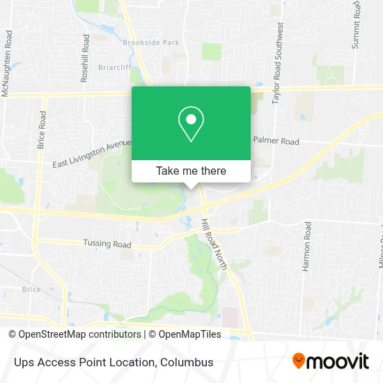 Ups Access Point Location map
