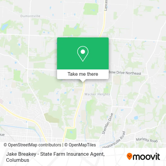 Jake Breakey - State Farm Insurance Agent map