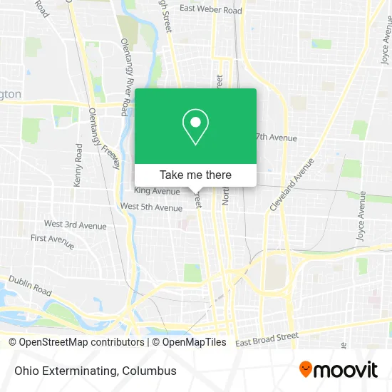 Ohio Exterminating map