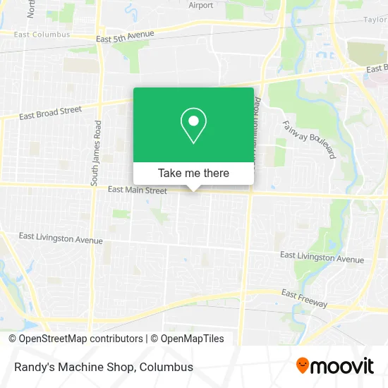 Randy's Machine Shop map