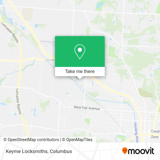 Keyme Locksmiths map