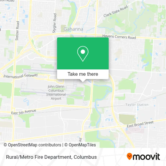 Rural/Metro Fire Department map