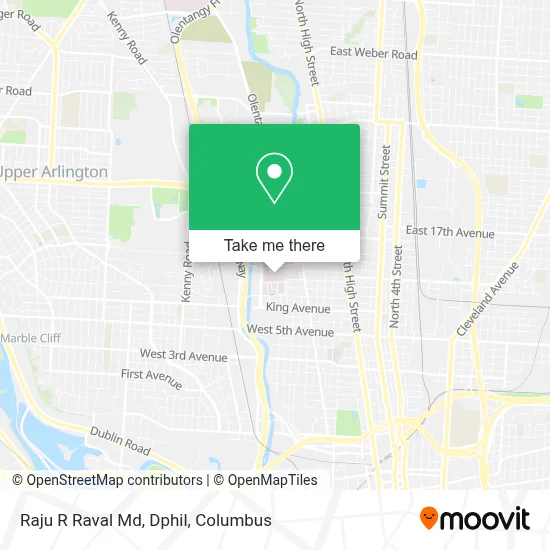 Raju R Raval Md, Dphil map