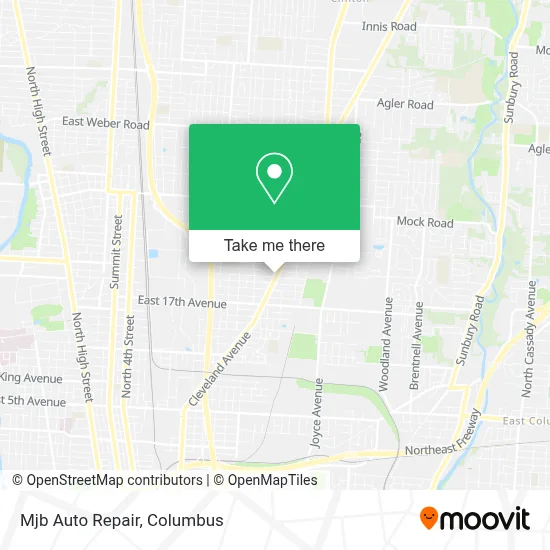 Mjb Auto Repair map