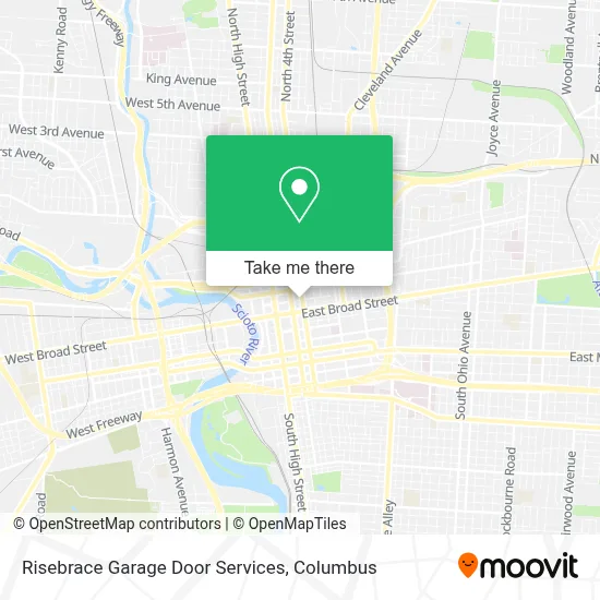 Risebrace Garage Door Services map