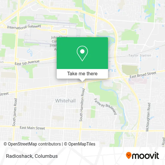 Radioshack map