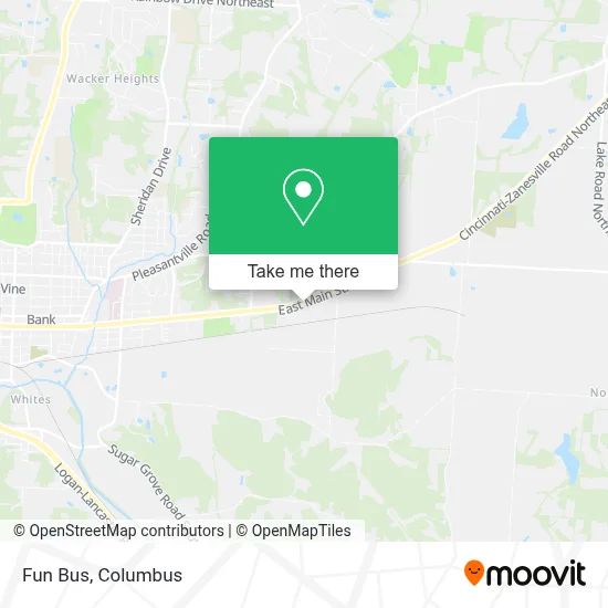 Fun Bus map