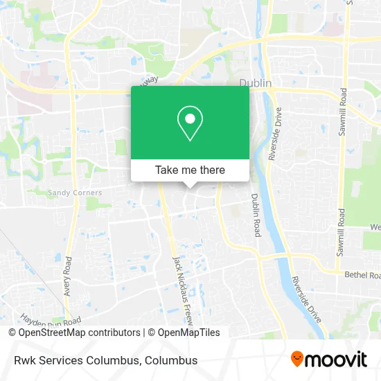 Rwk Services Columbus map