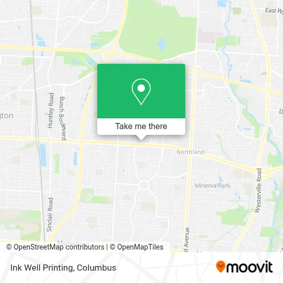 Ink Well Printing map