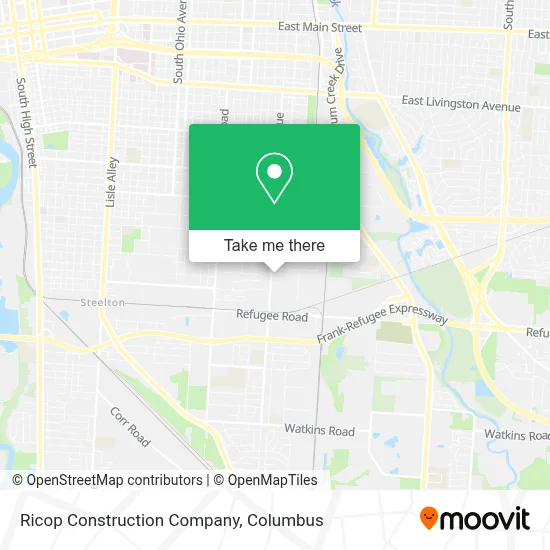 Ricop Construction Company map