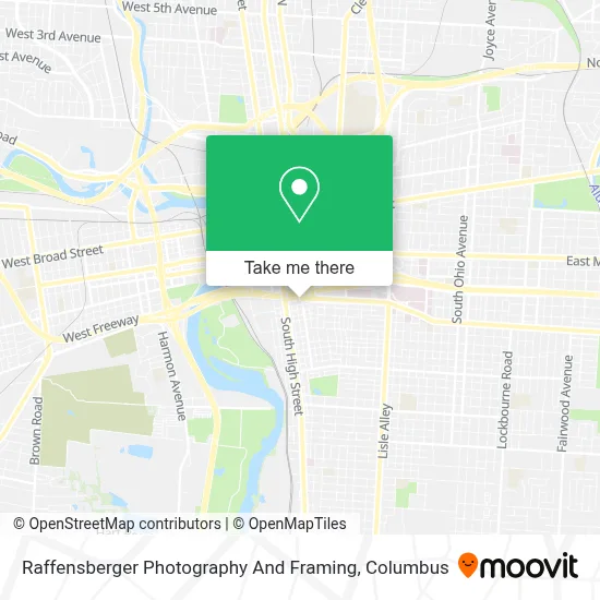 Raffensberger Photography And Framing map